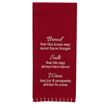 Bread Salt Wine Dishtowels - Set of 6 Park Designs - The Fox Decor